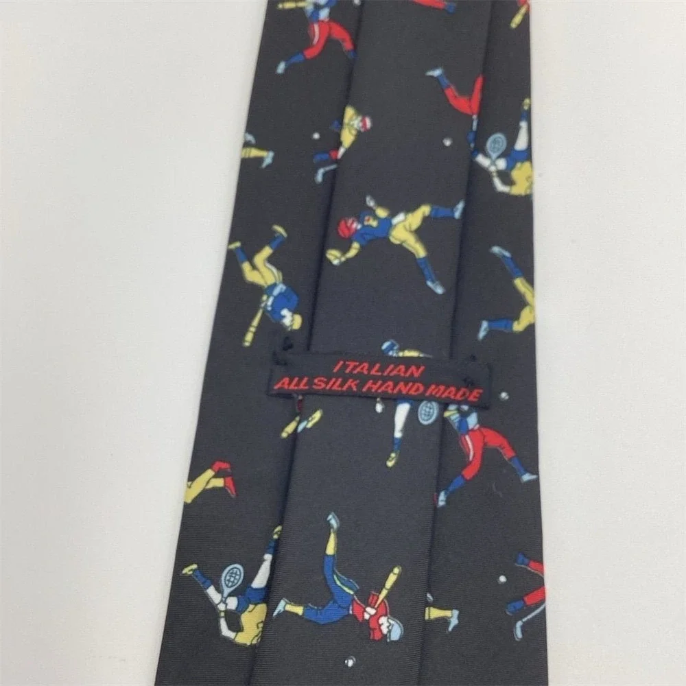 Neckwear Silk Tie‎ Multicolor Sports Design Men